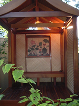 Tea House at Sunset